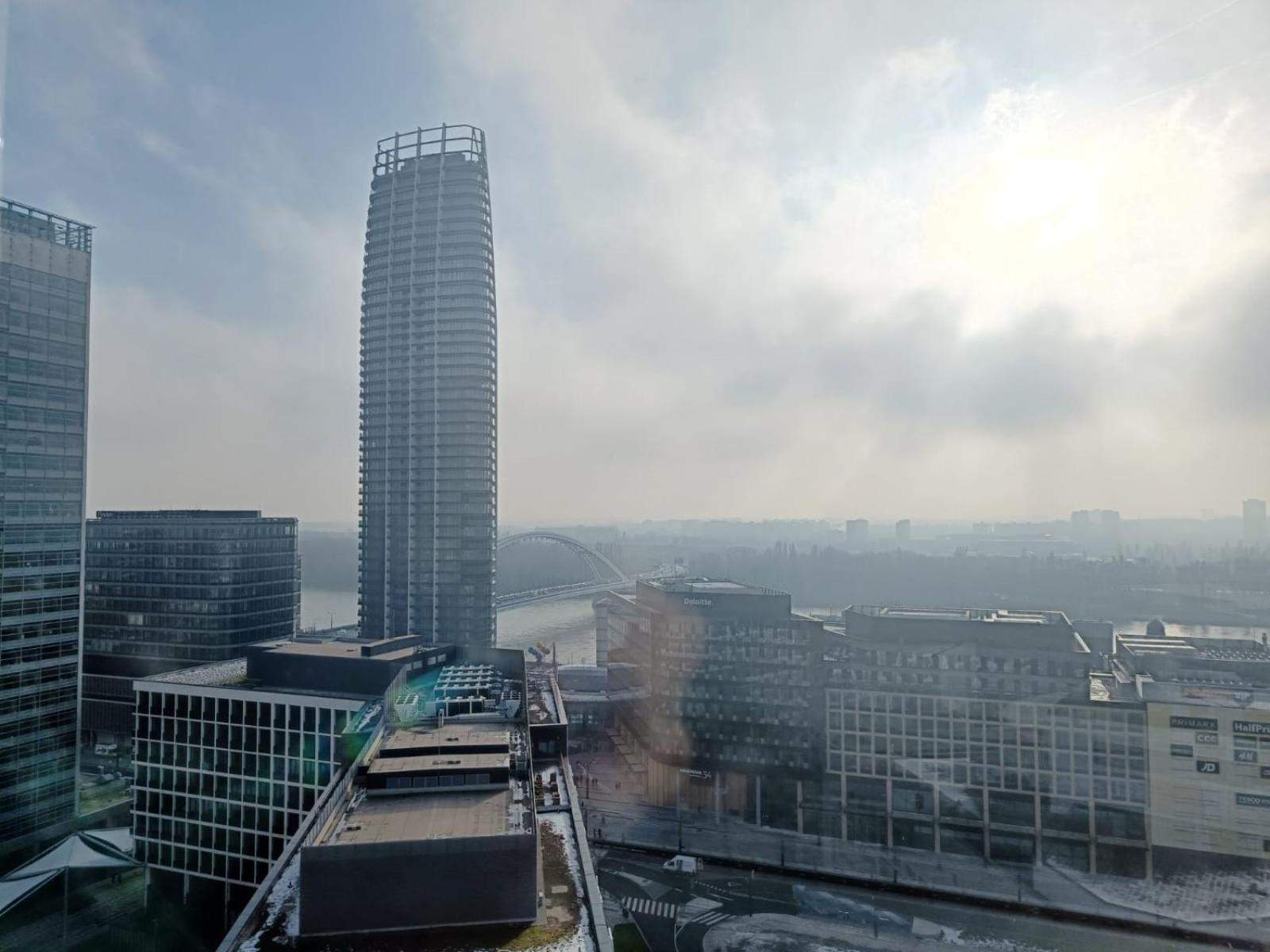 Sag Panorama Apartment 3 Rooms 19Th Floor Great View Free Parking Братислава Екстер'єр фото